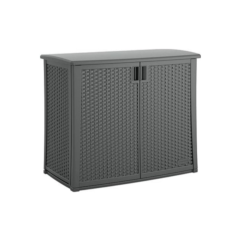 Suncast Outdoor Storage Cabinet with Pad-Lockable Doors