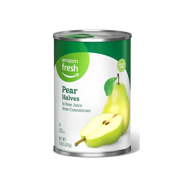 Amazon Fresh Canned Pear Halves in Pear Juice from Concentrate