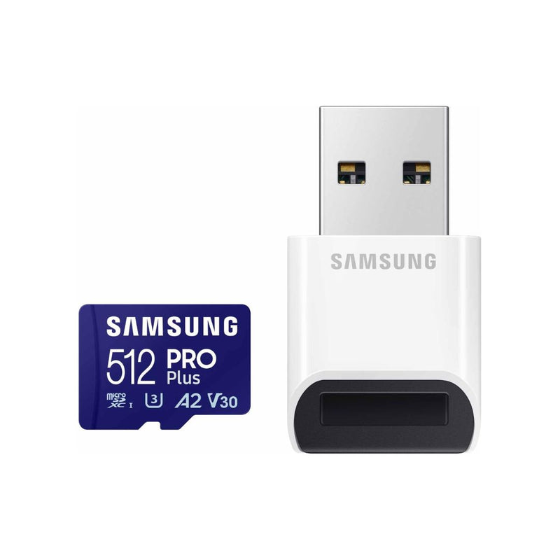 SAMSUNG PRO Plus microSD 512GB Memory Card + Reader