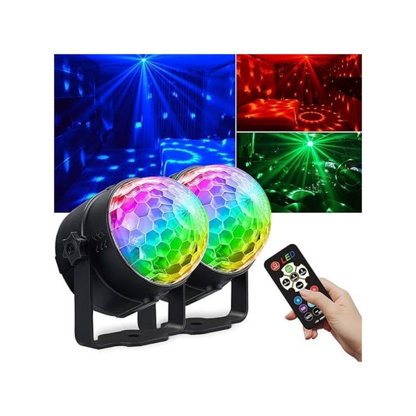 2-Pack Disco Ball Party Light