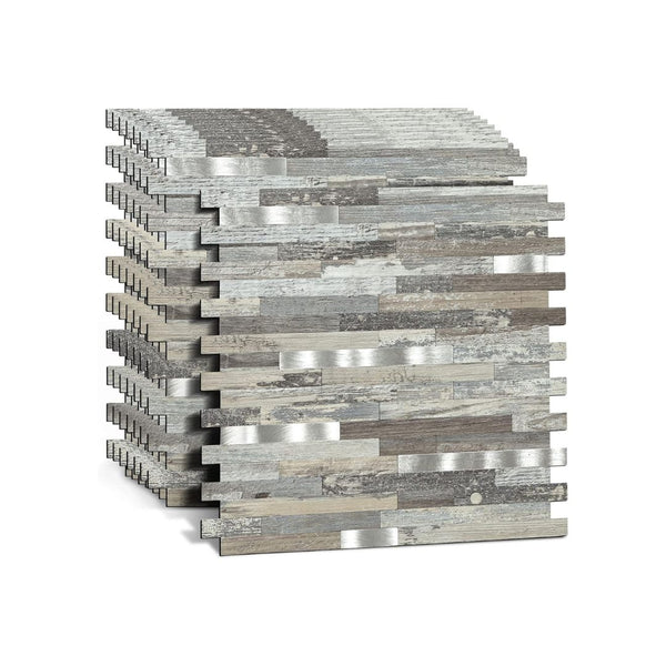 10 Pieces Peel and Stick PVC Mosaic Backsplash