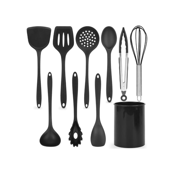 10-Pcs Silicone Cooking Utensils