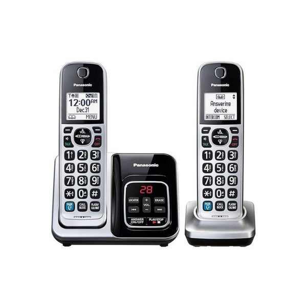 Panasonic Expandable Cordless Phone System, 2 Handsets