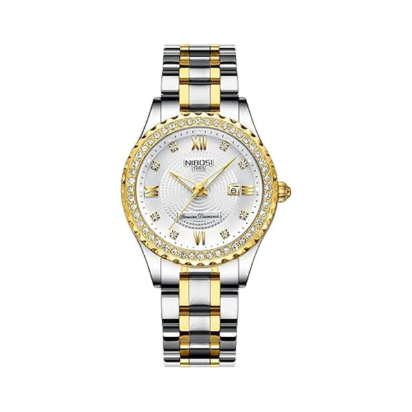 Women's Analog Quartz Diamond Rose Gold Watch