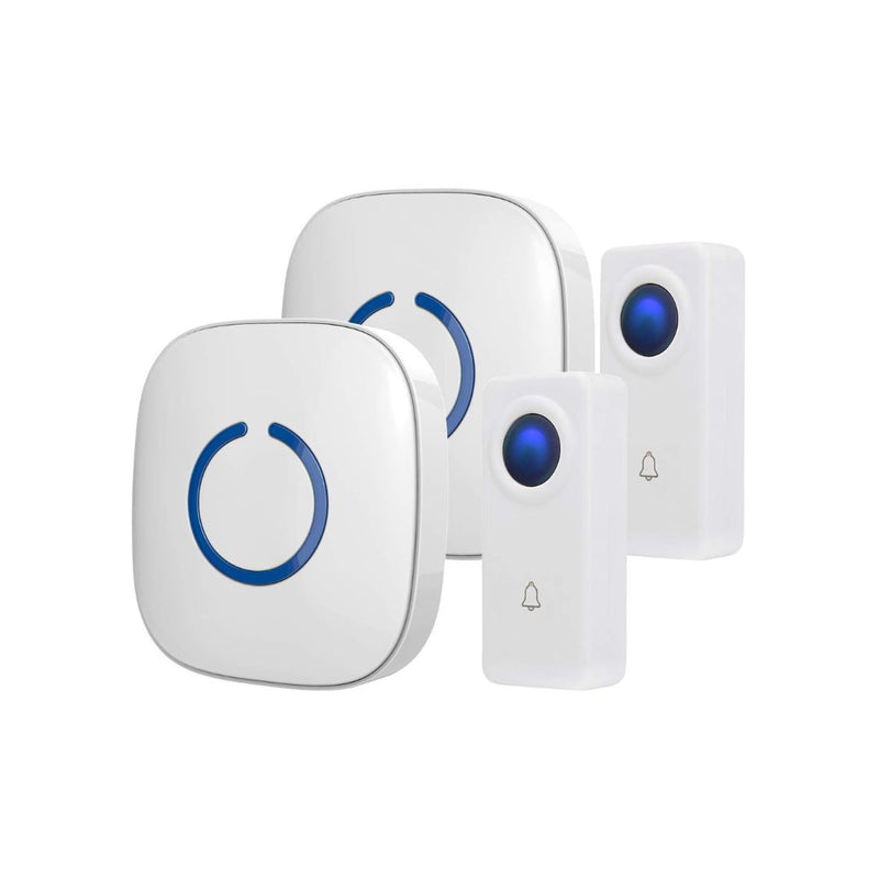 2-Pack Wireless Doorbell Set