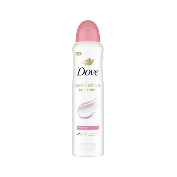 Pack of 12 Dove Advanced Care Antiperspirant Deodorant Spray Powder