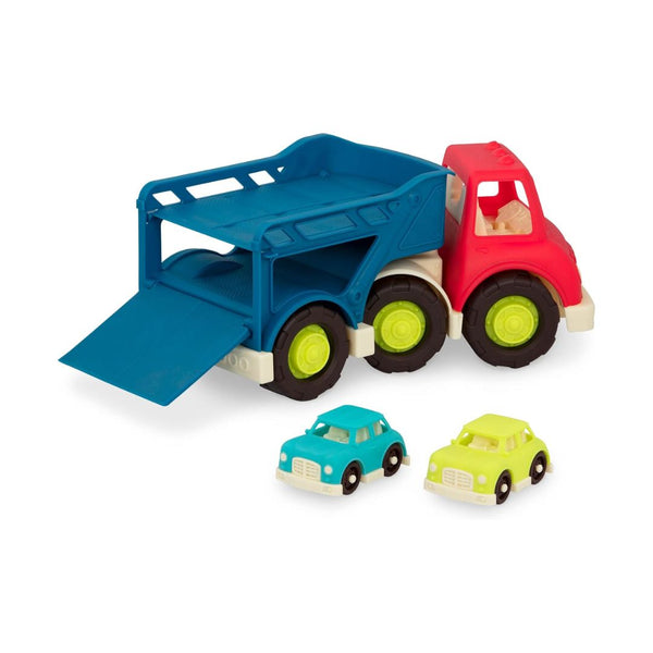 B. toys Toy Car Carrier with 2 Mini Cars