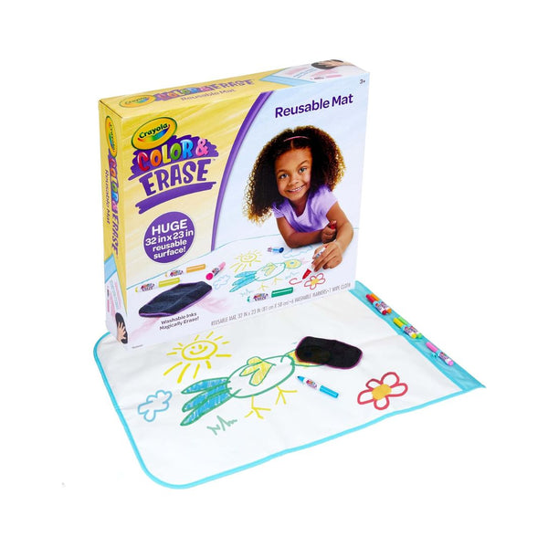 Crayola Color and Erase Mat with Washable Markers