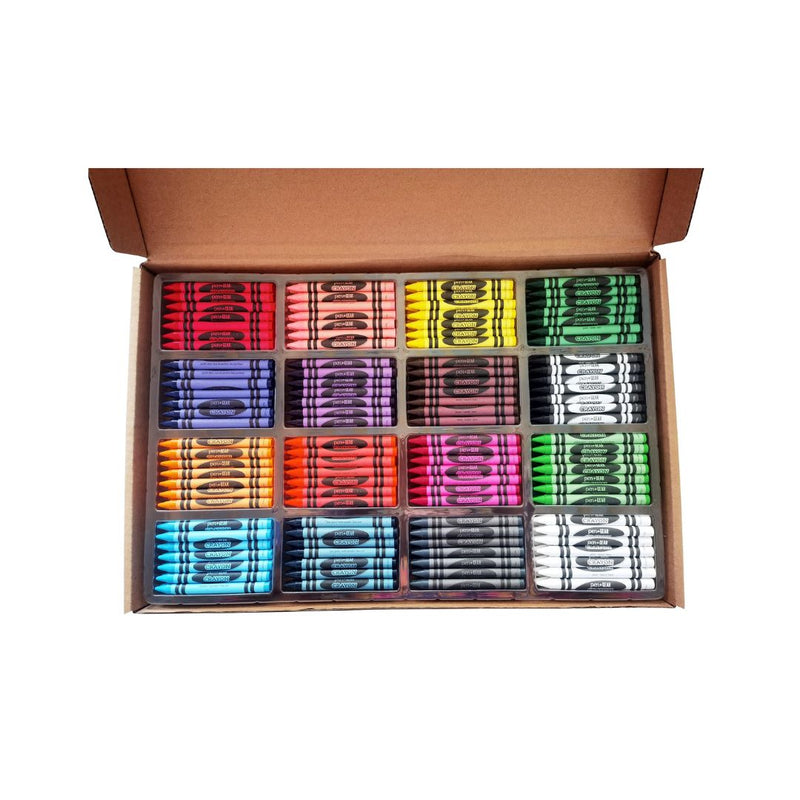 800 Pen+GEAR Classic Crayons, 16 Assorted Colors