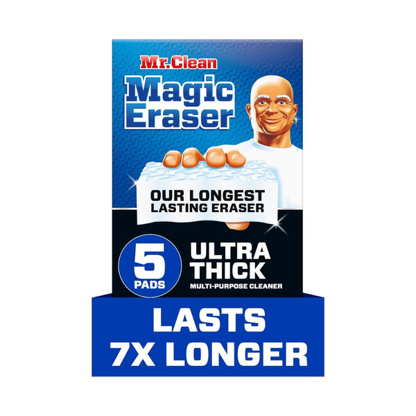 5-Ct Mr. Clean Magic Eraser Ultra Thick Multi Purpose Cleaners