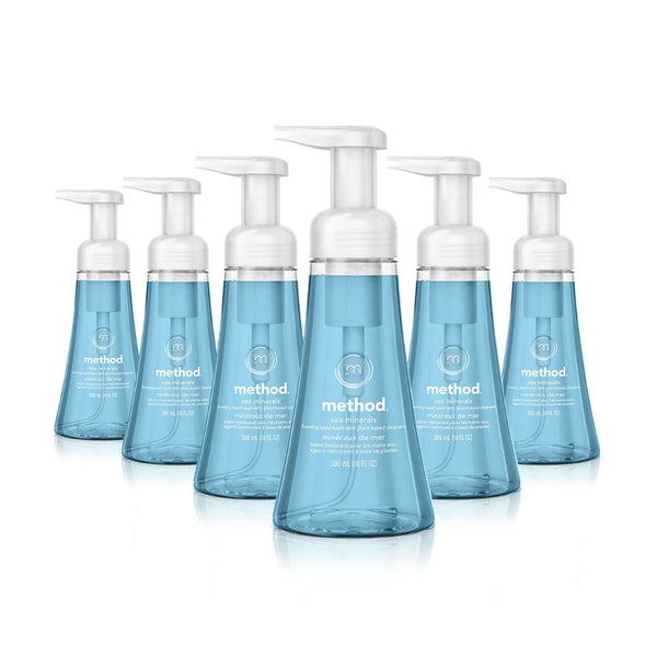 6 Bottles of Method Foaming Hand Soap Sea Mineral