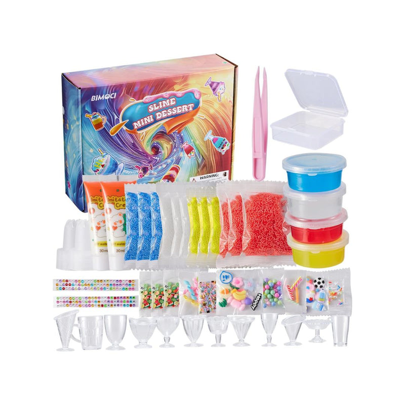 100+ Pcs Slime Dessert Cup Making Craft Kit