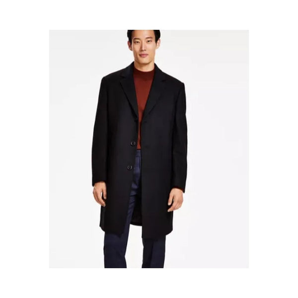 Michael Kors Men’s Classic Fit Luxury Wool Cashmere Blend Overcoat