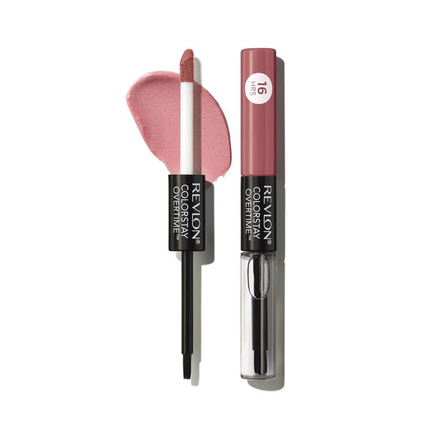 Revlon Liquid Lipstick with Clear Lip Gloss, 350 Bare MaximumColor