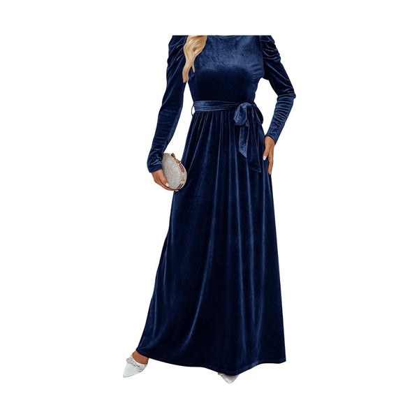 Women's Velvet Maxi Dress