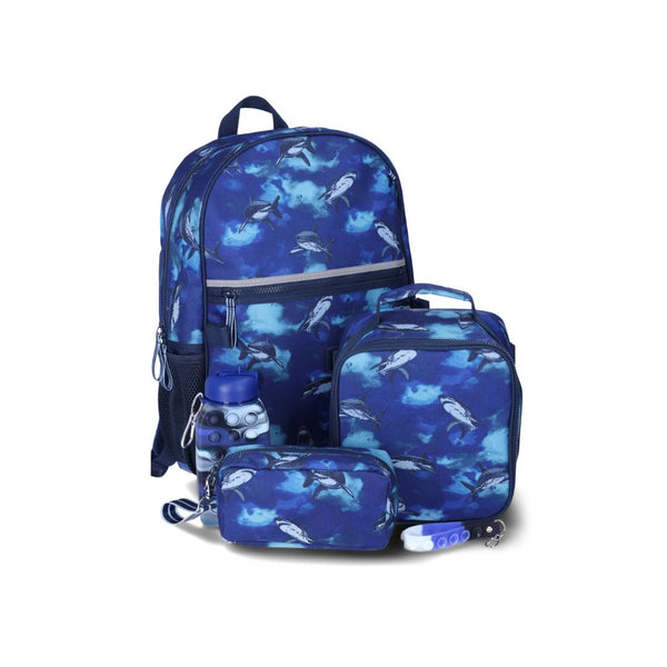 Wonder Nation Kids 5-Piece Laptop Backpack and Lunch Bag Set (4 Colors)