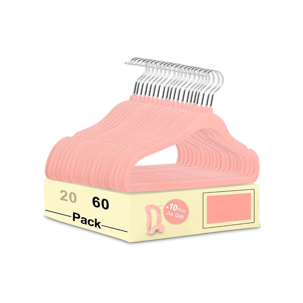 60-Pack Velvet Hangers