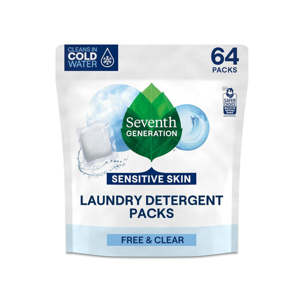 64 Seventh Generation Laundry Detergent Packs