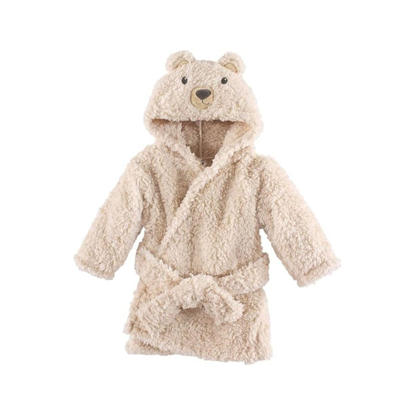 Hudson Baby Unisex Baby Plush Animal Face Bathrobe