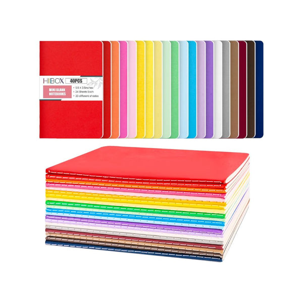 40-Pcs Mini Notebooks