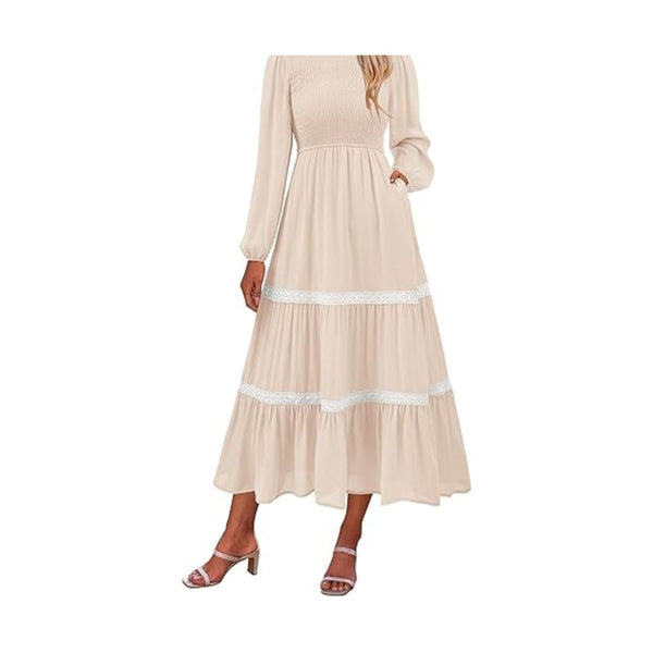 Long Maxi Flowy Dress With Pockets (6 Colors)
