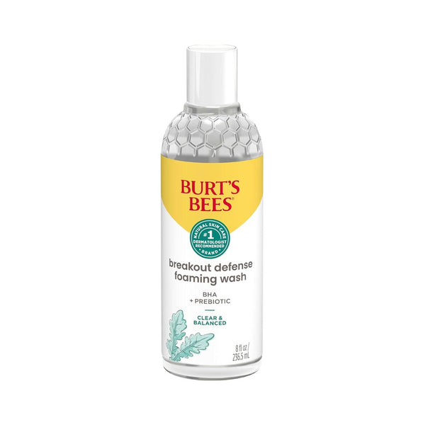 Burt’s Bees Foaming Breakout Defense Foaming Face Wash 8oz Bottle