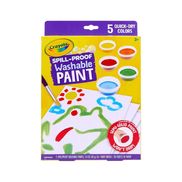 Crayola Spill Proof Washable Paint Set