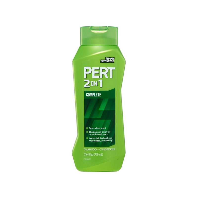 PERT 2 In 1 Complete Clean Shampoo And Conditioner 25.4oz Bottle