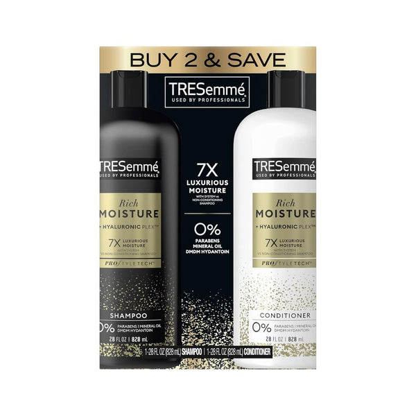 Pack of 2 TRESemmé Rich Moisture Shampoo and Conditioner