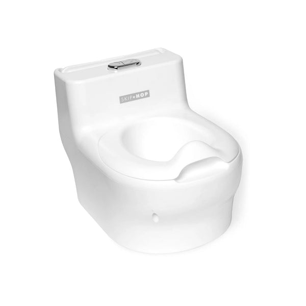 Skip Hop Potty Training Toilet with Easy Clean Coating & Baby Wipes Holder