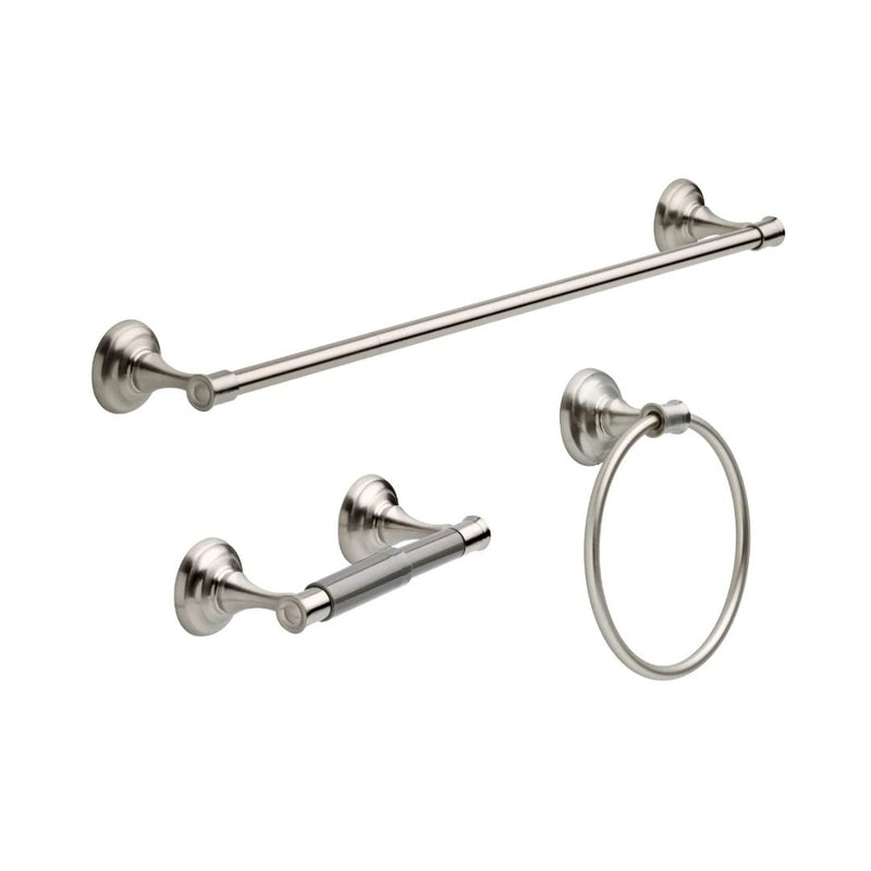 Better Homes & Garden Classic Towel Bar, Toilet Paper Holder, Towel Ring