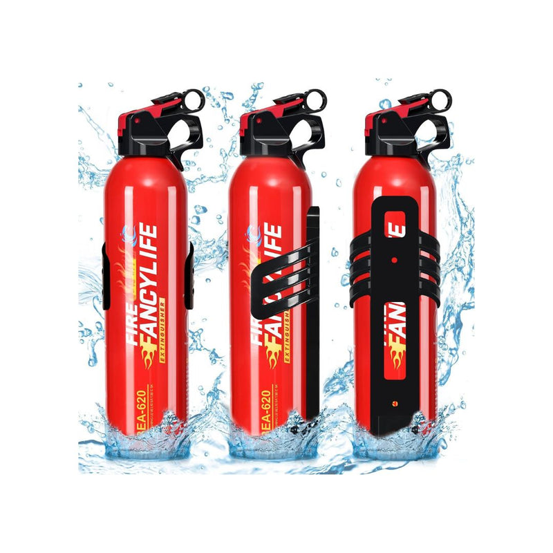 3-Pack Fire Extinguisher with Mounting Bracket