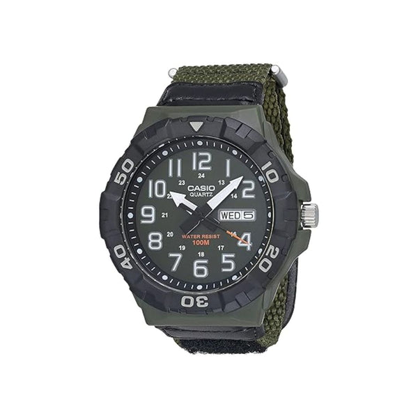 Casio Analog Nylon Velcro Band Watch