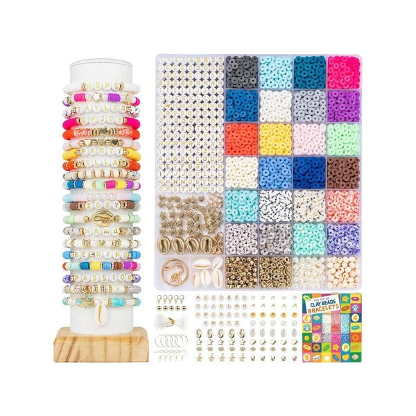 6,000 pcs Clay Beads Bracelet Making Kit