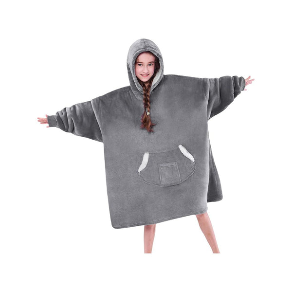 Kid's Wearable Blanket Hoodie