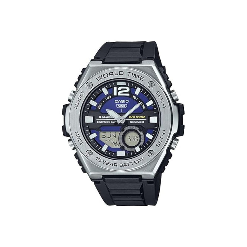 Casio World Time 10-Year Battery Ana-Digital Chronograph Watch