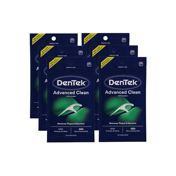 120 DenTek Triple Clean Advanced Clean Floss Picks