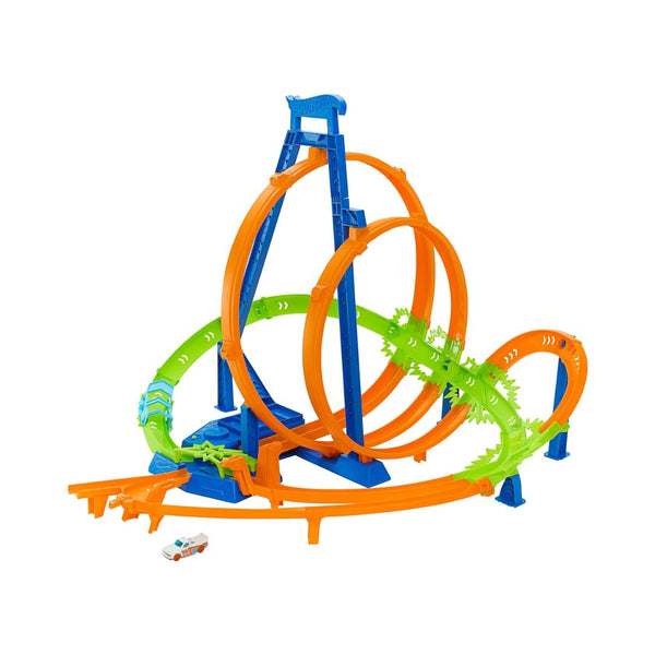 Hot Wheels Epic Crash Track Set With Motorized Booster & 5 Crash Zones