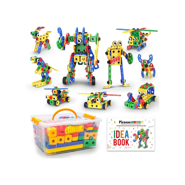PicassoTiles 201-Piece Building Blocks