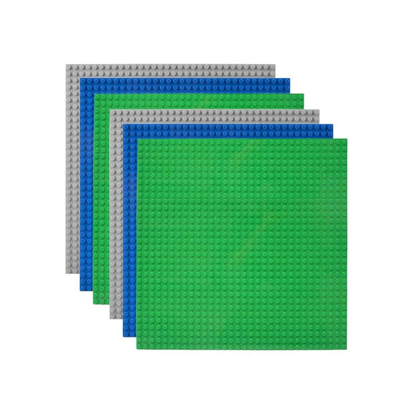 Pack of 6 Lego Building Base Plates