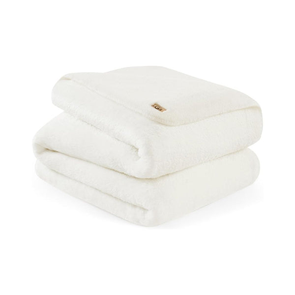 UGG Whitecap Plush Oversized Reversible Fleece Throw Blanket