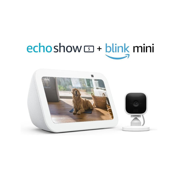 Echo Show 5 (3rd Gen) with Blink Mini