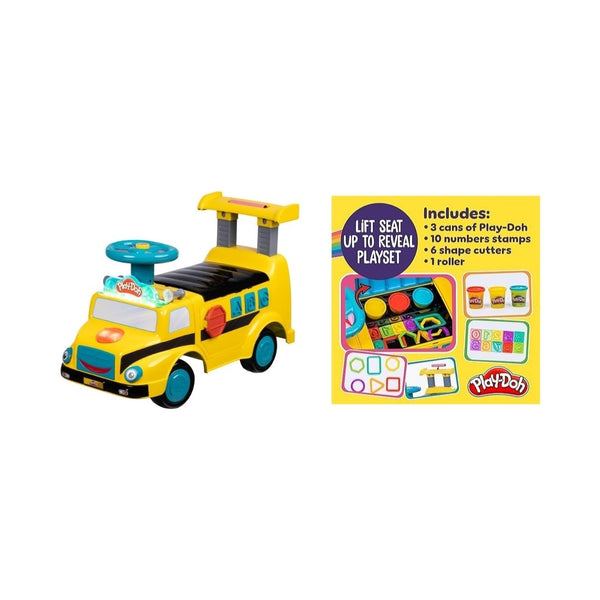 Play-Doh Activity Push and Ride On School Bus