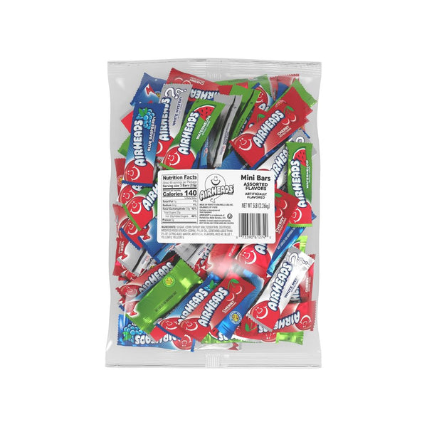 Airheads Candy Mini Bars, Assorted Flavors (5lb Bulk Bag)