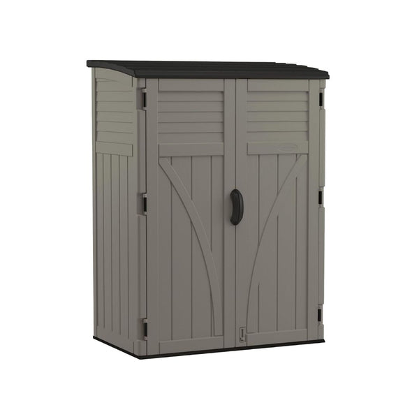 Suncast 54 cu. ft Resin Vertical Lockable Storage Shed