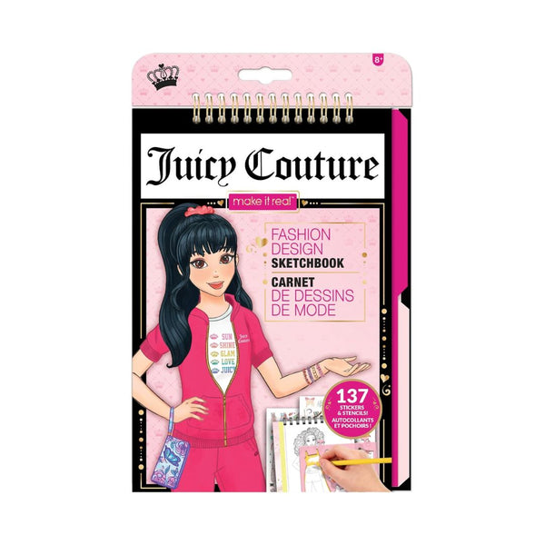 Juicy Couture: Fashion Design Sketchbook with 137 Stickers & Stencils