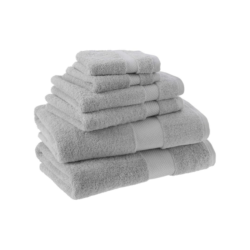 6-Piece 100% Organic Cotton Plush Bath Towels Set