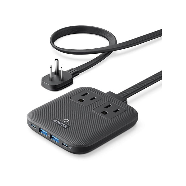 Anker Nano Charging Station, 6-in-1 AC, USB-A, USB-C Power Strip