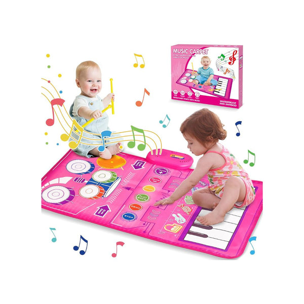 Kid's Piano Keyboard & Drum Mat