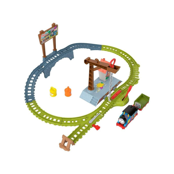 Thomas & Friends Motorized Toy Train Set Paint Delivery with Thomas & Troublesome Truck